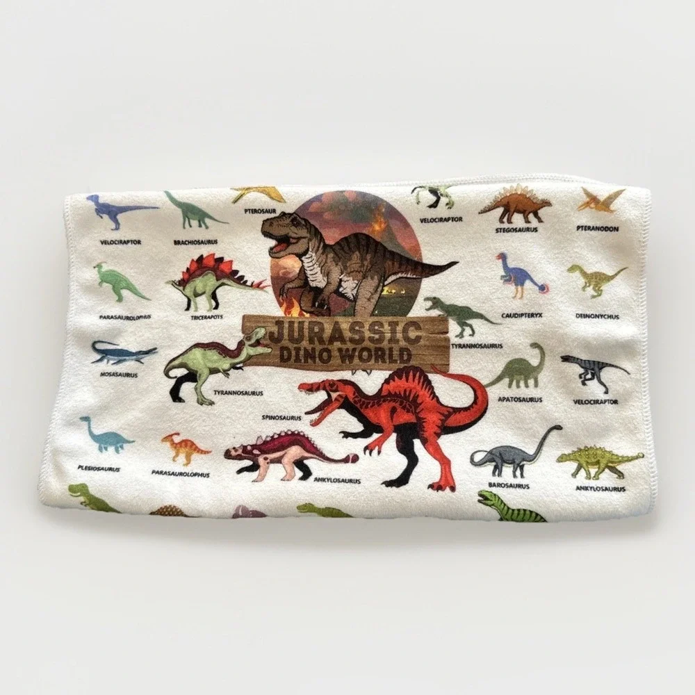 Jurassic Park Dino World Hand Towel Tyrannosaurus Rex Soft 27 X 15